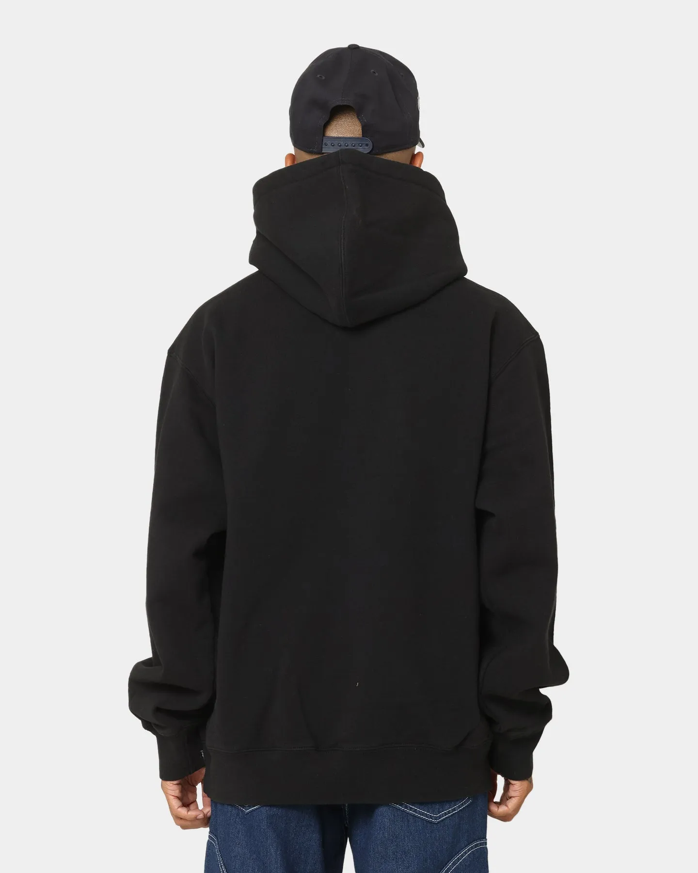 Supreme Denim Logo Hoodie Black